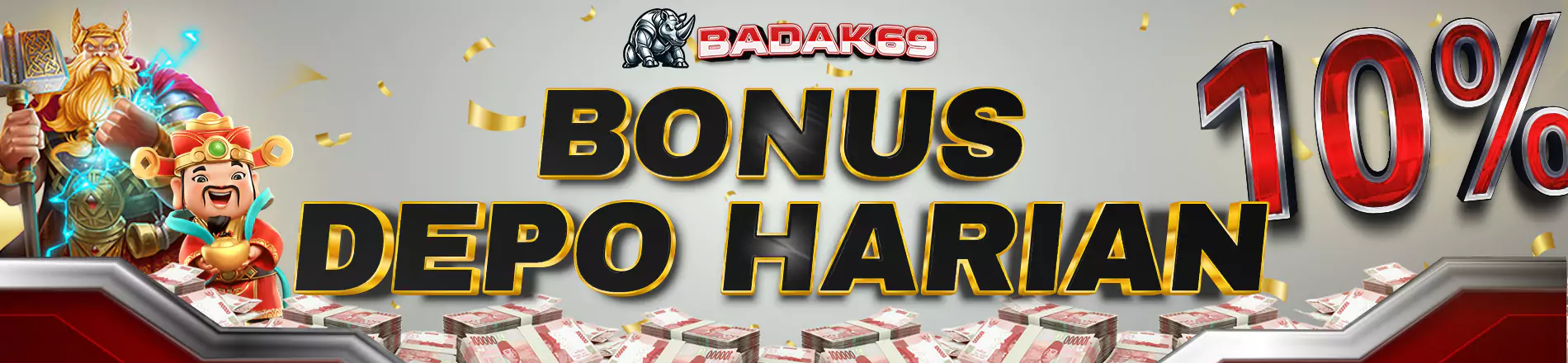 Promo Bonus Harian 10% - Badak69