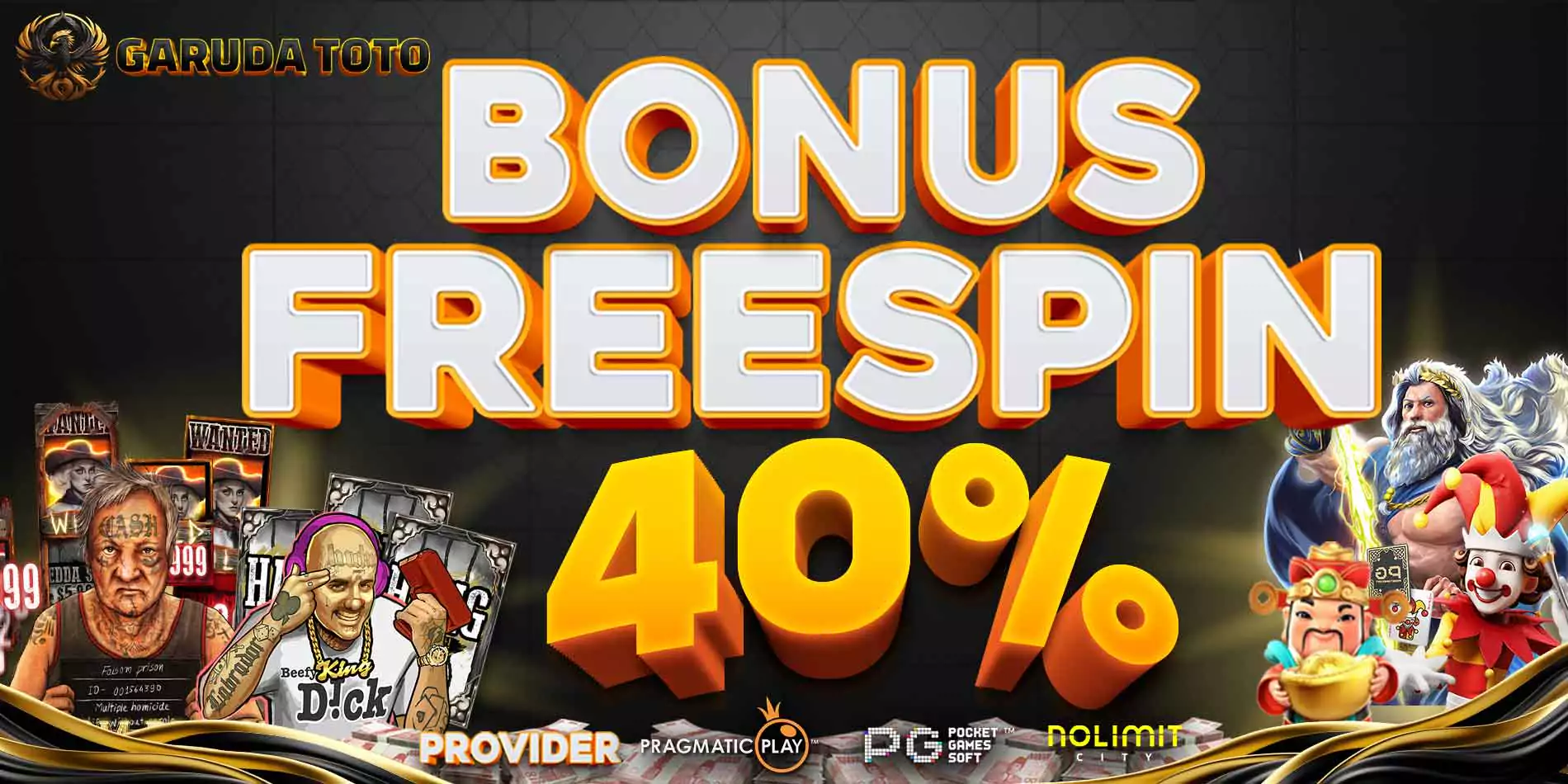 Bonus Freespin Slot 40%