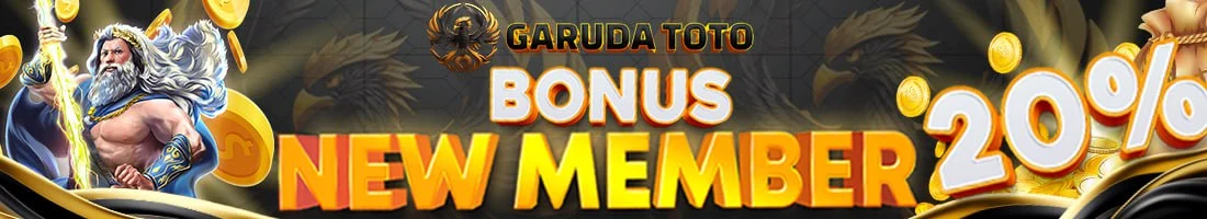 Bonus New Member 20% - Garudatoto